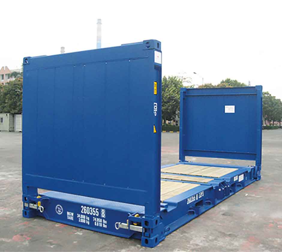 20ft Flat Rack Shipping Containers 20ft