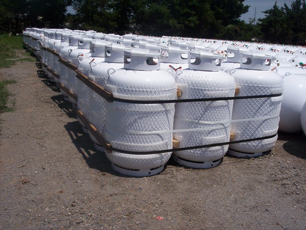 250 Gallon Vertical Above Ground Propane Tanks
