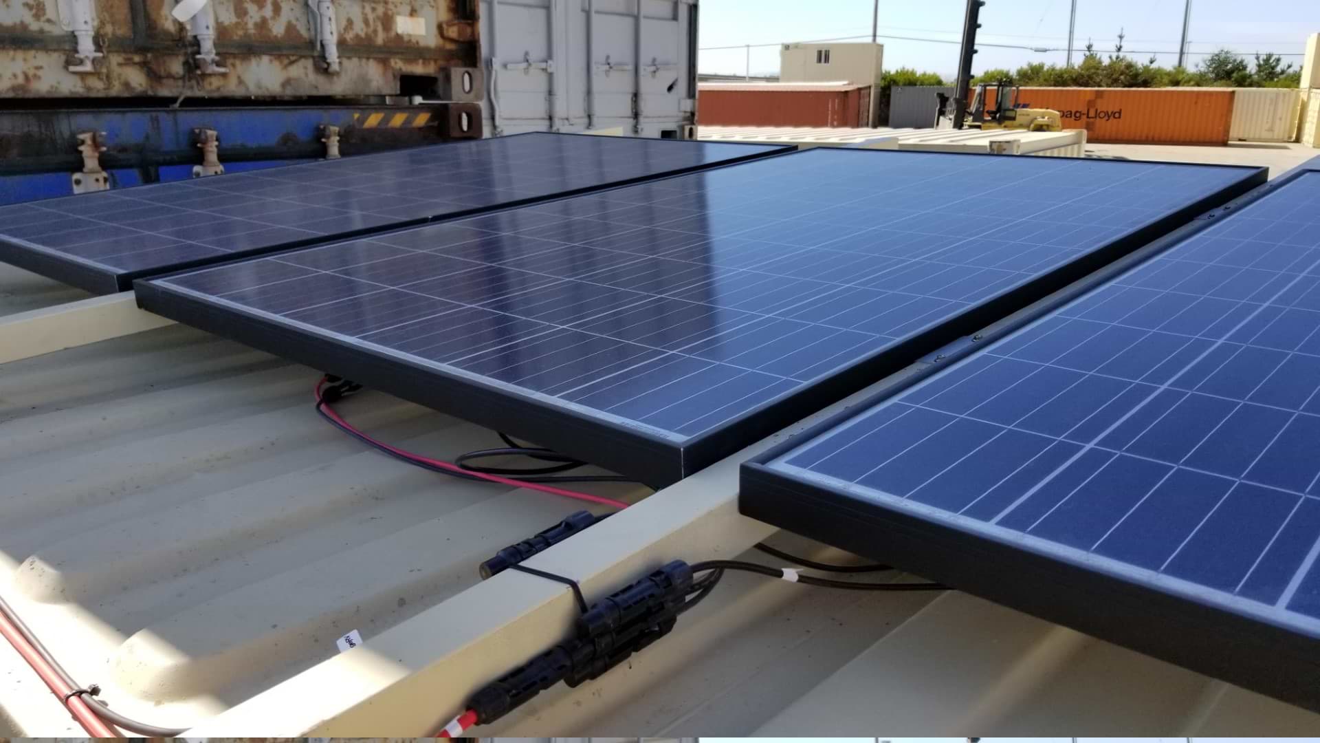 Solar Power Kit For Shipping Container