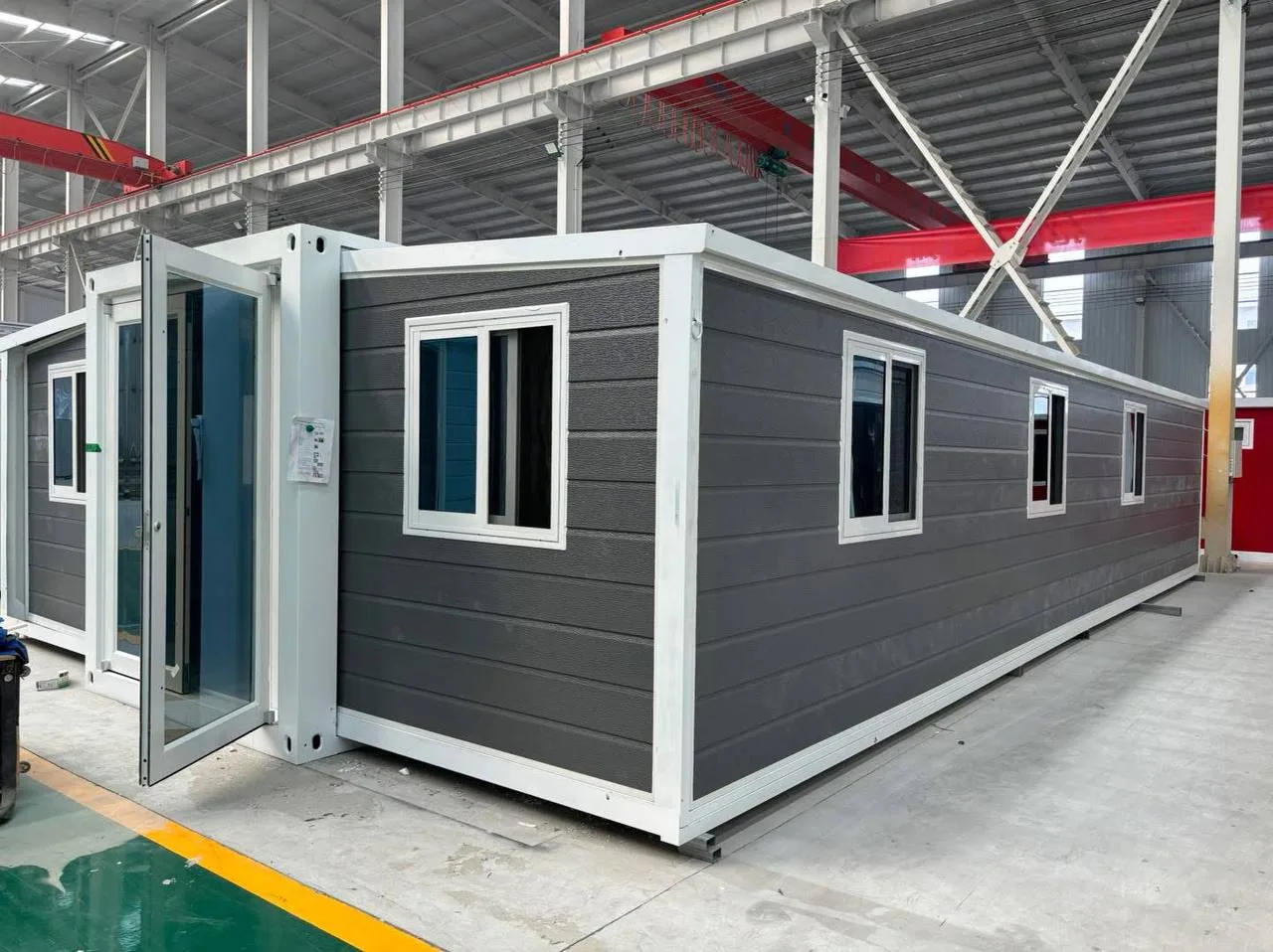 Charcoal panel cabin